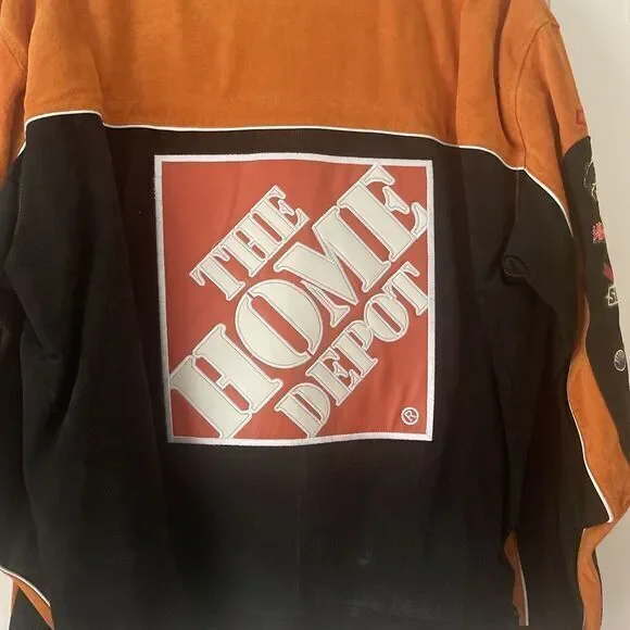 Tony Stewart Wilson Leather Chase Authentics Suede Home Depot Jacket Sz XL NWT - Picture 6 of 7
